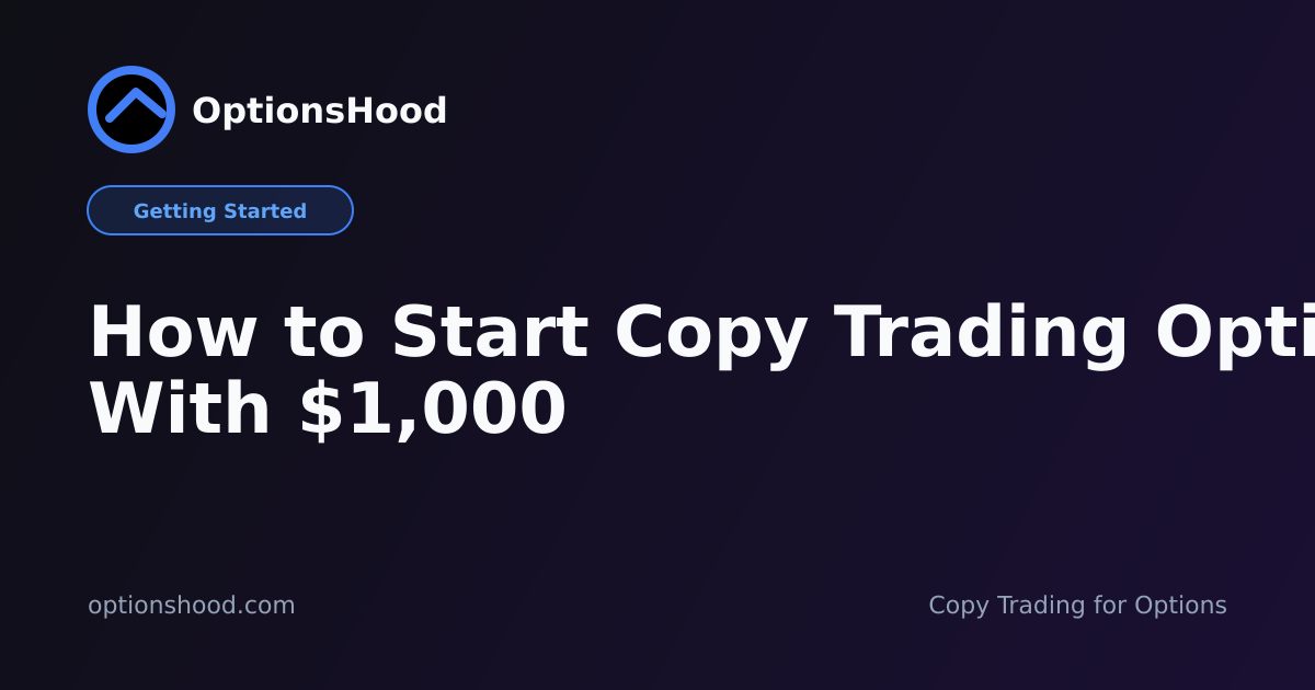 How to Start Copy Trading Options With $1,000